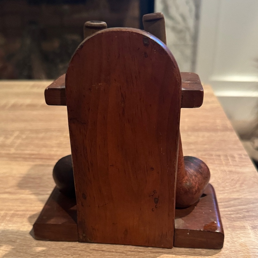 Vintage Wooden Tobacco Pipe Rack - Picture 2 of 2